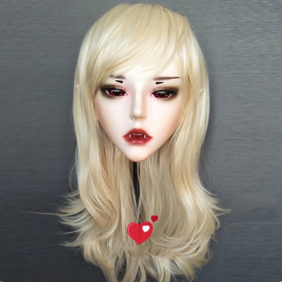 (MO)Crossdress Boy/Male Resin Half Head Man Cartoon Character Kigurumi Mask With BJD Eyes Cosplay Anime Role Lolita Doll Mask (MO)Crossdress Boy/Male Resin Half Head Man Cartoon Character Kigurumi Mask With BJD Eyes Cosplay Anime Role Lolita Doll Mask